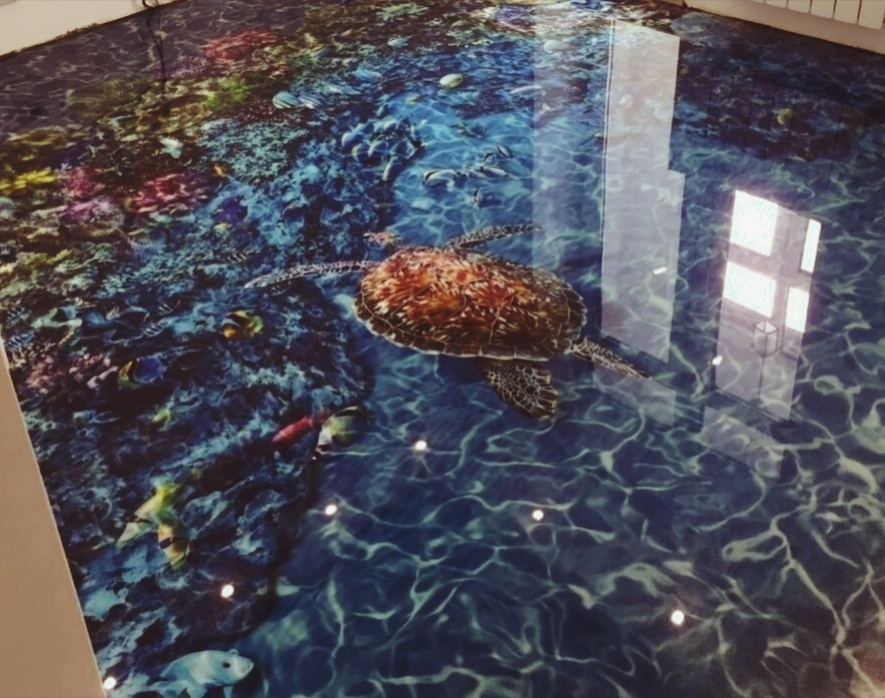 Эпоксидный наливной пол.