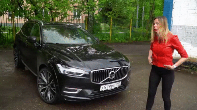 Салон Volvo XC60. Лиса Рулит