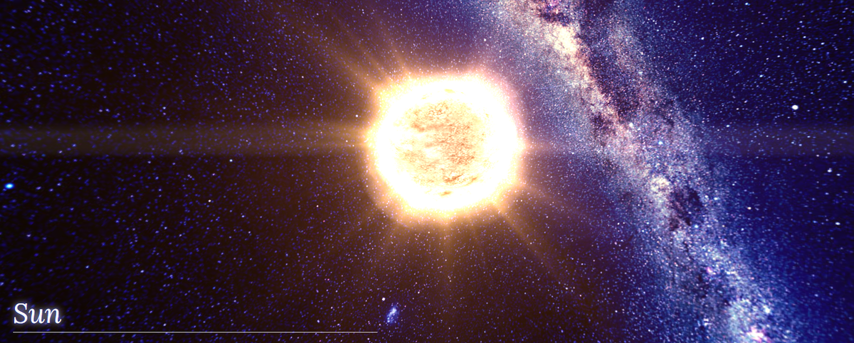 криншот сайта Stars.chromeexperiments.com