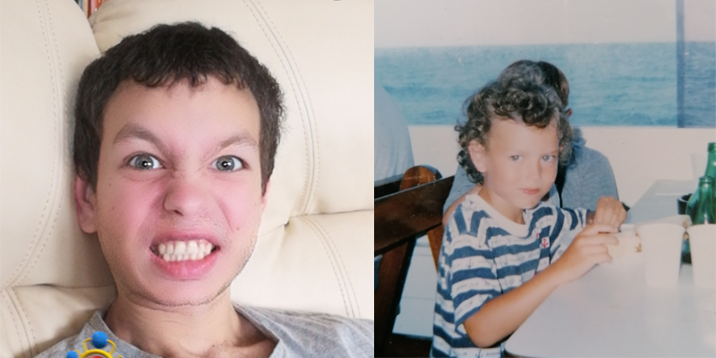 Раньше были кудри, много кудрей. Обедаем на корабле в средиземном море.