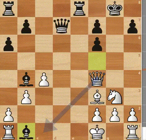 Форсированный мат после Лxb1