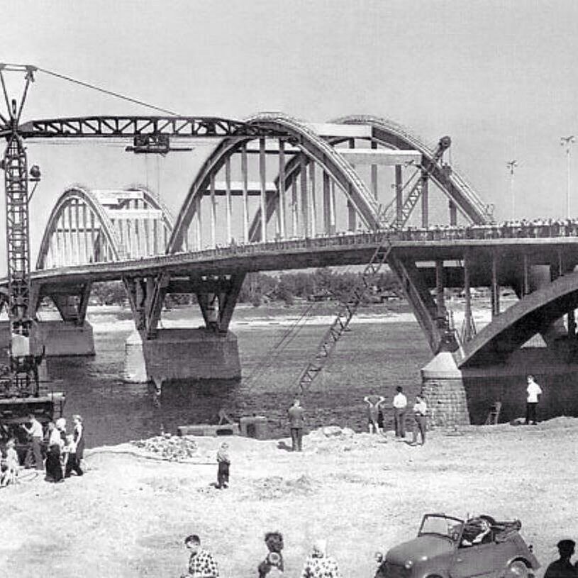 Открытие моста через Волгу Рыбинск 1963 год