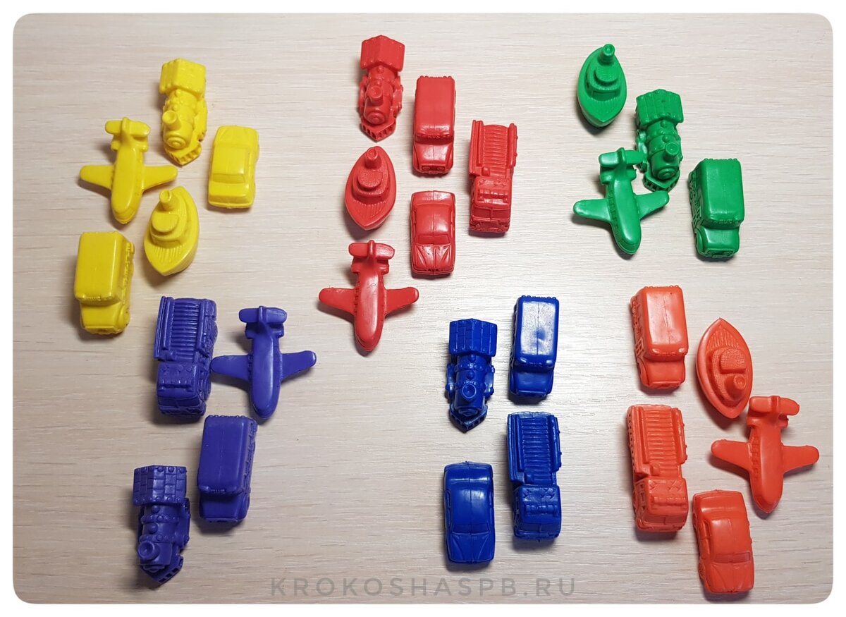 Сортировка транспортных средств по цвету