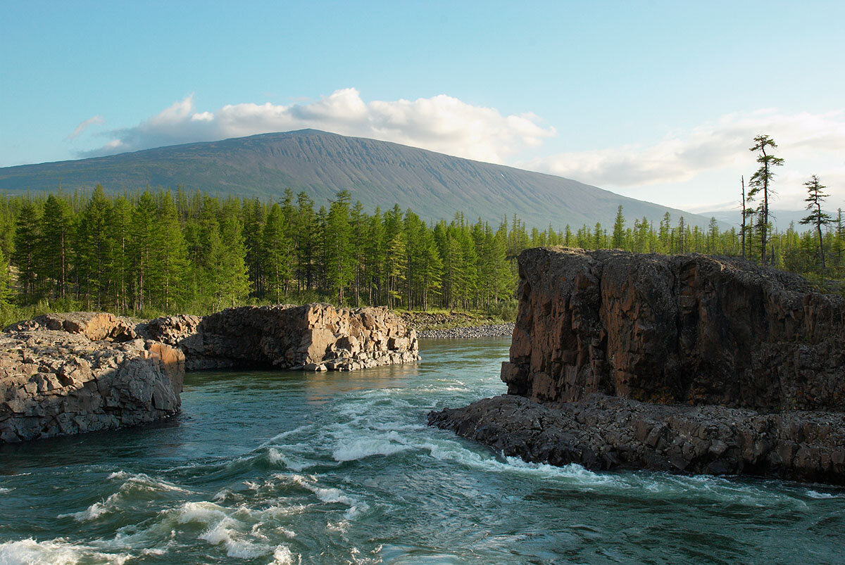 Скалы плато Путорана