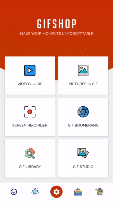 Как сделать гифку в приложении GIF Maker 
