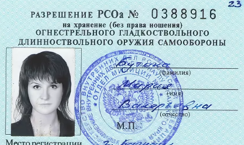 Роха расшифровка. Разрешение на хранение и ношение оружия. Лицензия на ношение оружия