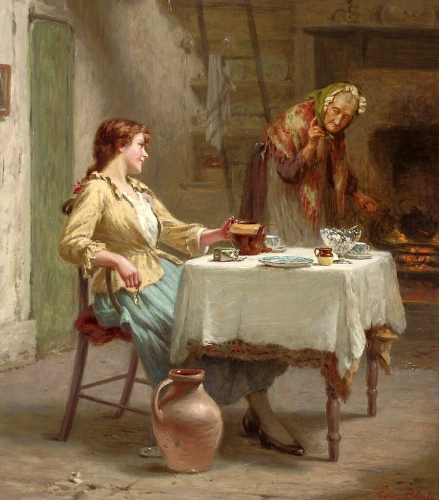 Картина английского художника Эдвина Томаса Робертса  (1840-1917), фото из общедоступной сети Интернет