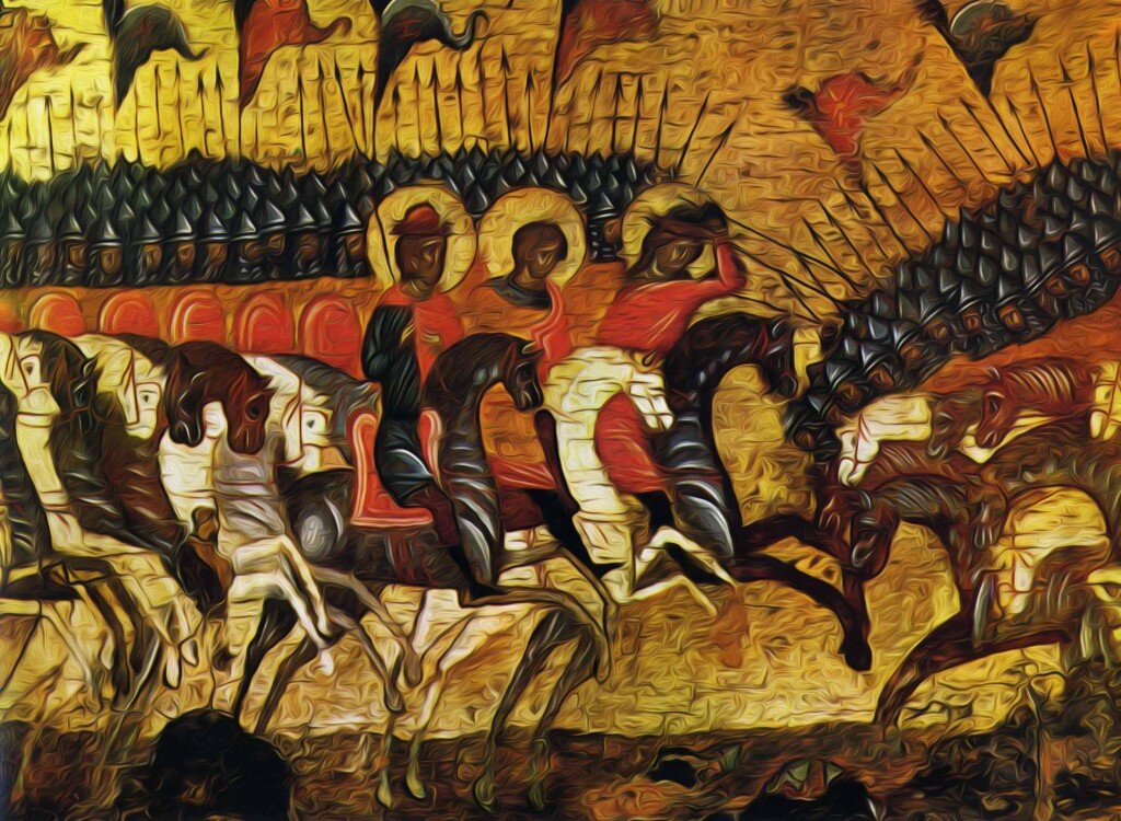 Битва суздальцев с новгородцами. Фото: http://prostranu.ru/wp-content