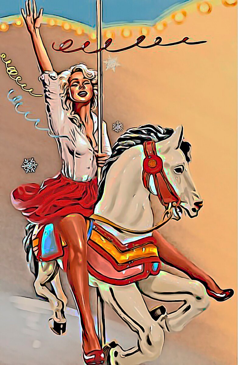 Карусель. Обработка плаката В. Барыкина.