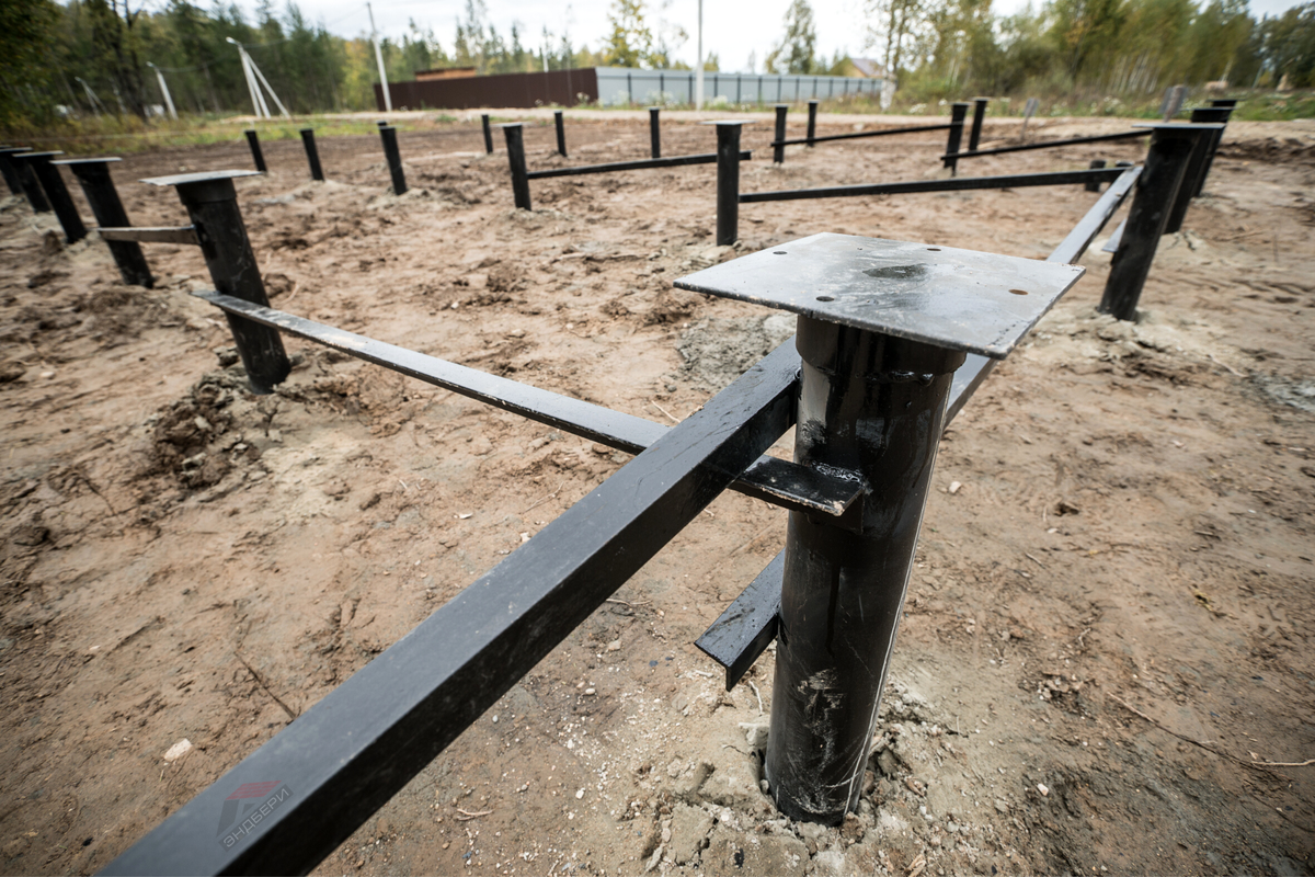 Свайно-винтовой фундамент от компании Эндбери