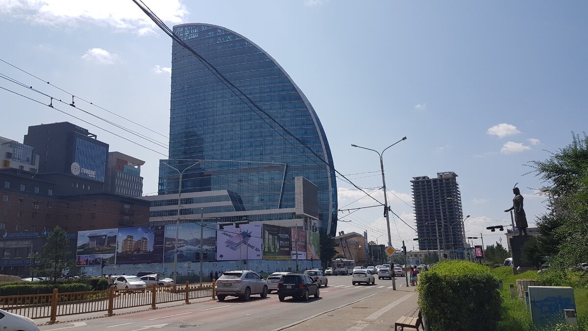 В центре Улан-Батора
