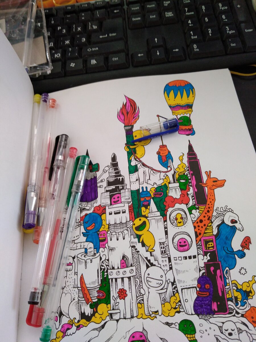 Раскраска антистресс