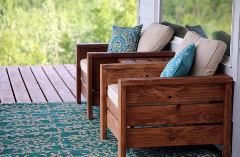 Садовые кресла в современном стиле своими руками