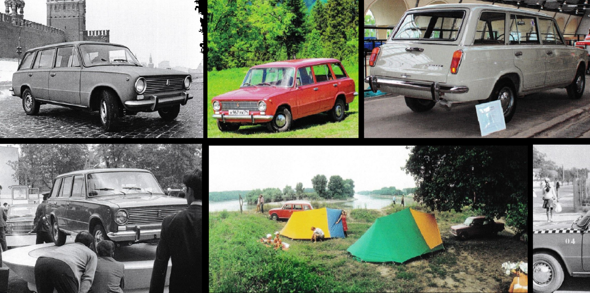История ВАЗ-2102 в коллаже. 