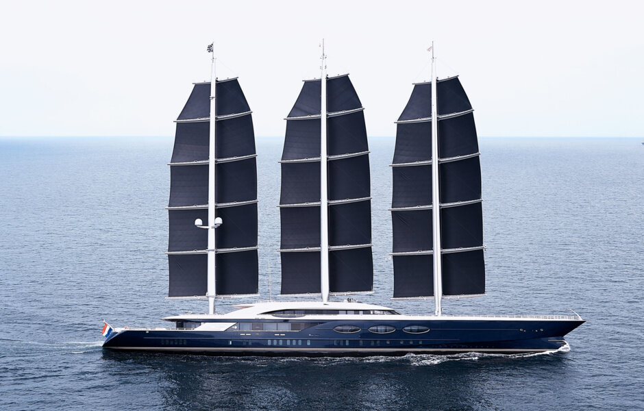 Black Pearl — самая большая парусная яхта в мире.