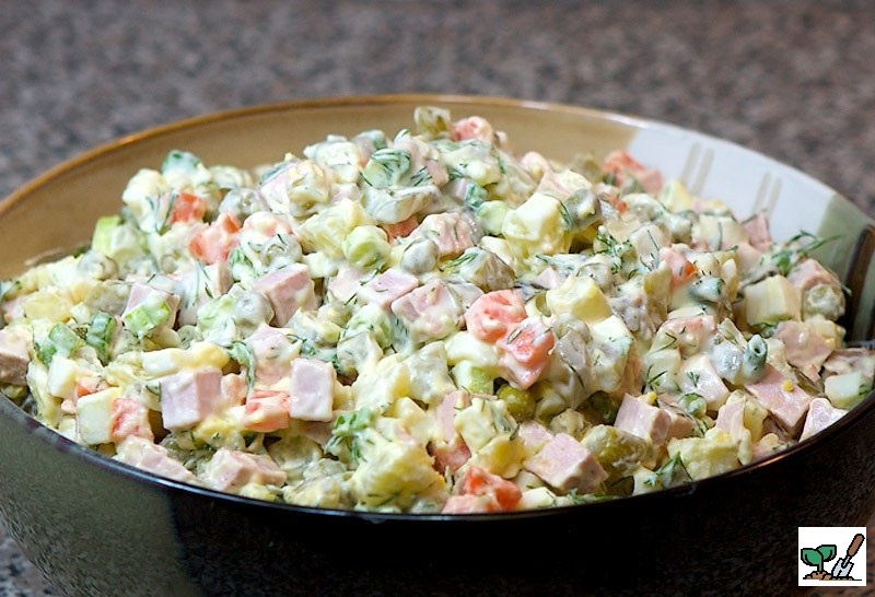 На любой салат потратите меньше времени !