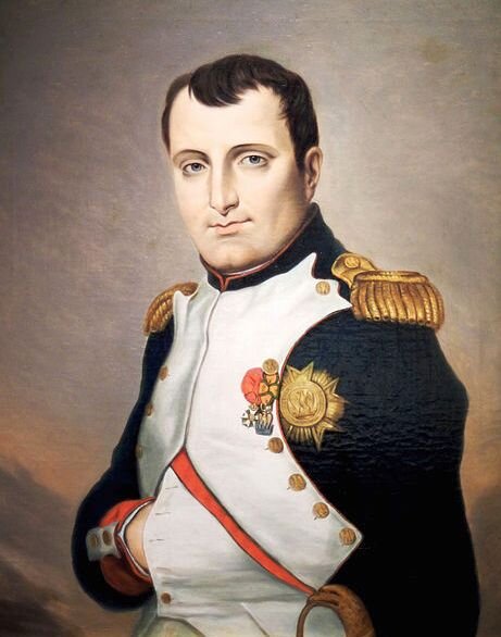 Наполеон Бонапарт.  Копия с портрета Ж.-Л. Давида. неизвестного атора. Источник www.commons.wikimedia.org