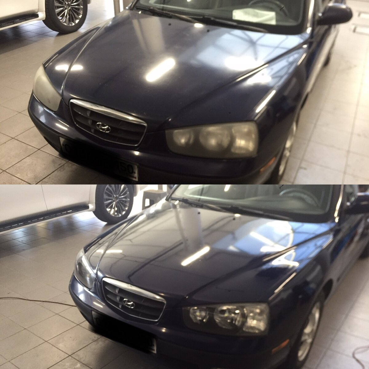 Пример лёгкой полировки.