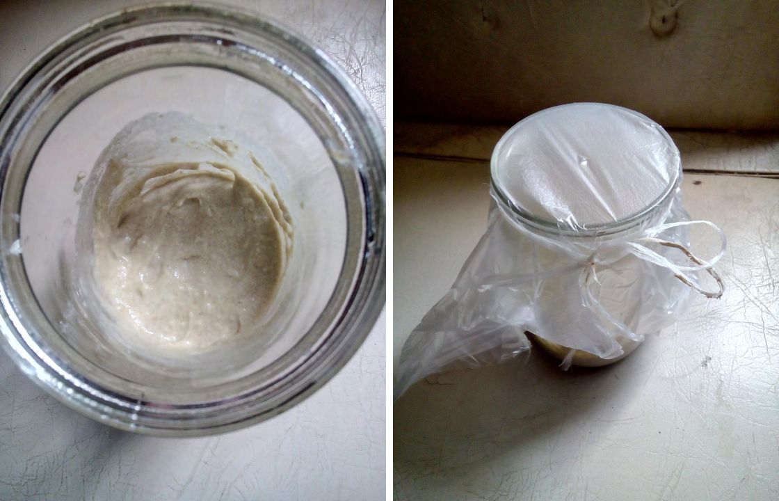 Консистенция и импровизированная крышка