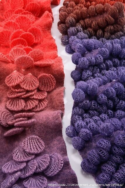 Полотно в технике шибори. Фото из сети