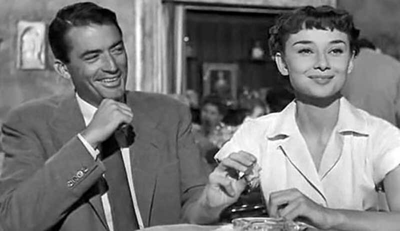 кадр из фильма "Римские каникулы"