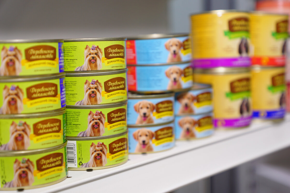 Собачья линейка влажных кормов от Деревенских лакомств