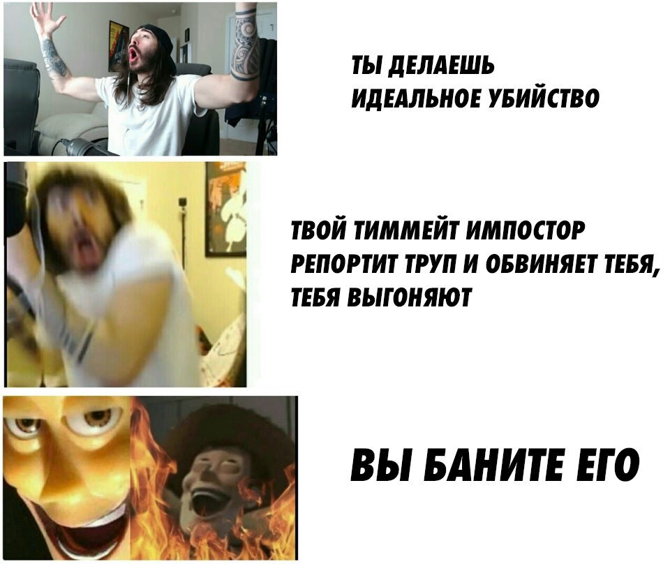 Мем из Among as.
