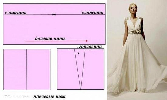 Платье из шифона сшить самой легко