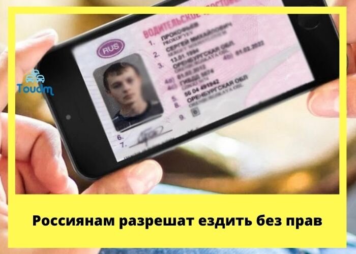 Россиянам разрешат ездить без прав