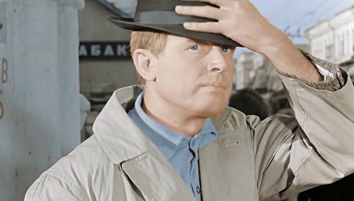 Кадр из фильма «Берегись автомобиля», режиссёр Эльдар Рязанов, 1966 год.