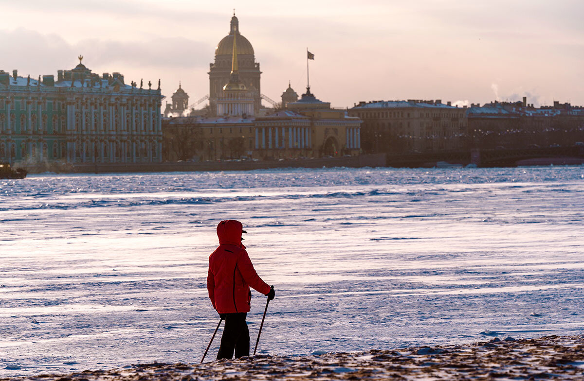 Петропавловская крепость Нева пляж