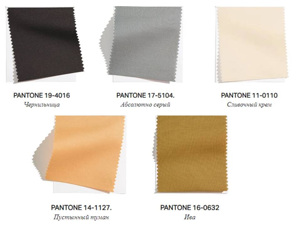 Источник: Pantone.com.  Коллаж автора