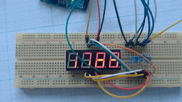 Используем библиотеку fDigitsSegtPin.h