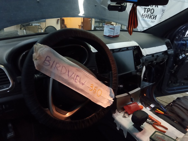 Установка системы кругового обзора на JEEP GRAND CHEROKEE 