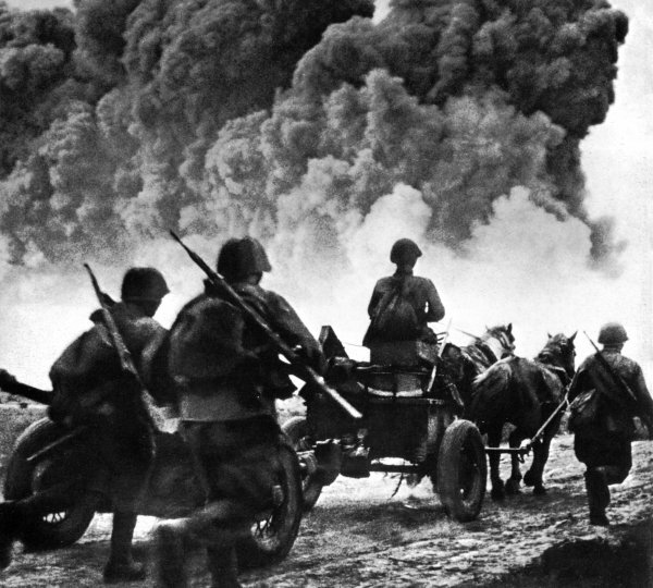 Советская фотография сделанная в годы Великой ОТечественной.