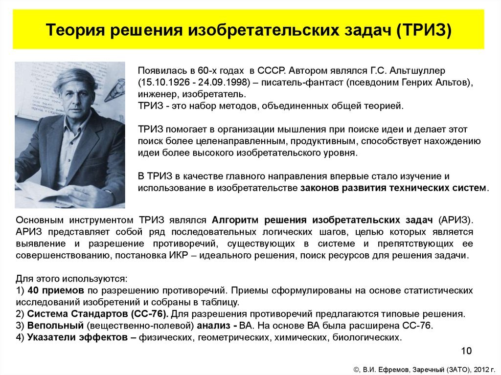 Методы триз презентация