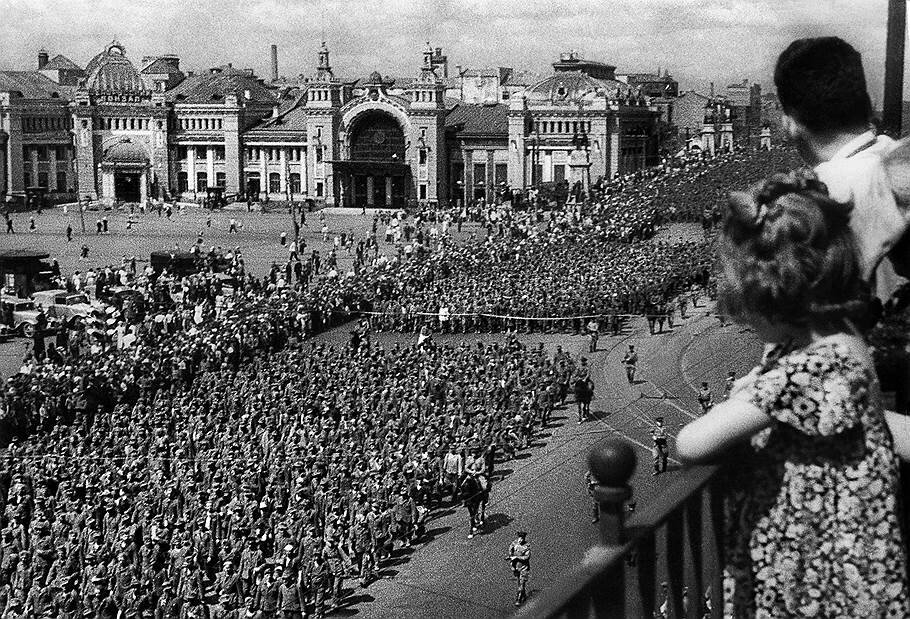 Фото пленных немцев в москве 1944 парад