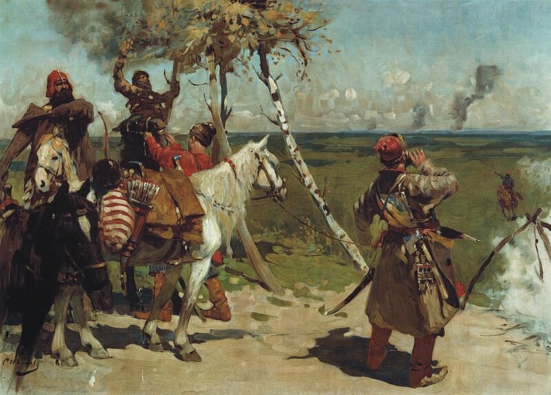 С.В. Иванов «На сторожевой границе Московского государства». 1907 год