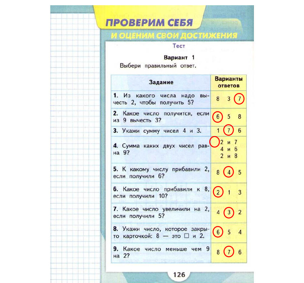 Математика. 1 класс (часть 1). Моро, Волкова, Степанова. Стр. 114-127.  Решения | Математика (от школы до логики) | Дзен