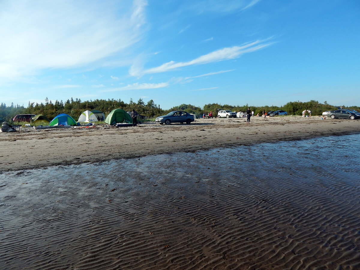 Белое море. отдых в палатках 