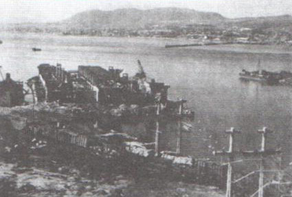 Восточный причал порта Новороссийск