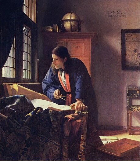 Вермеер. Географ. Около 1668-1669.