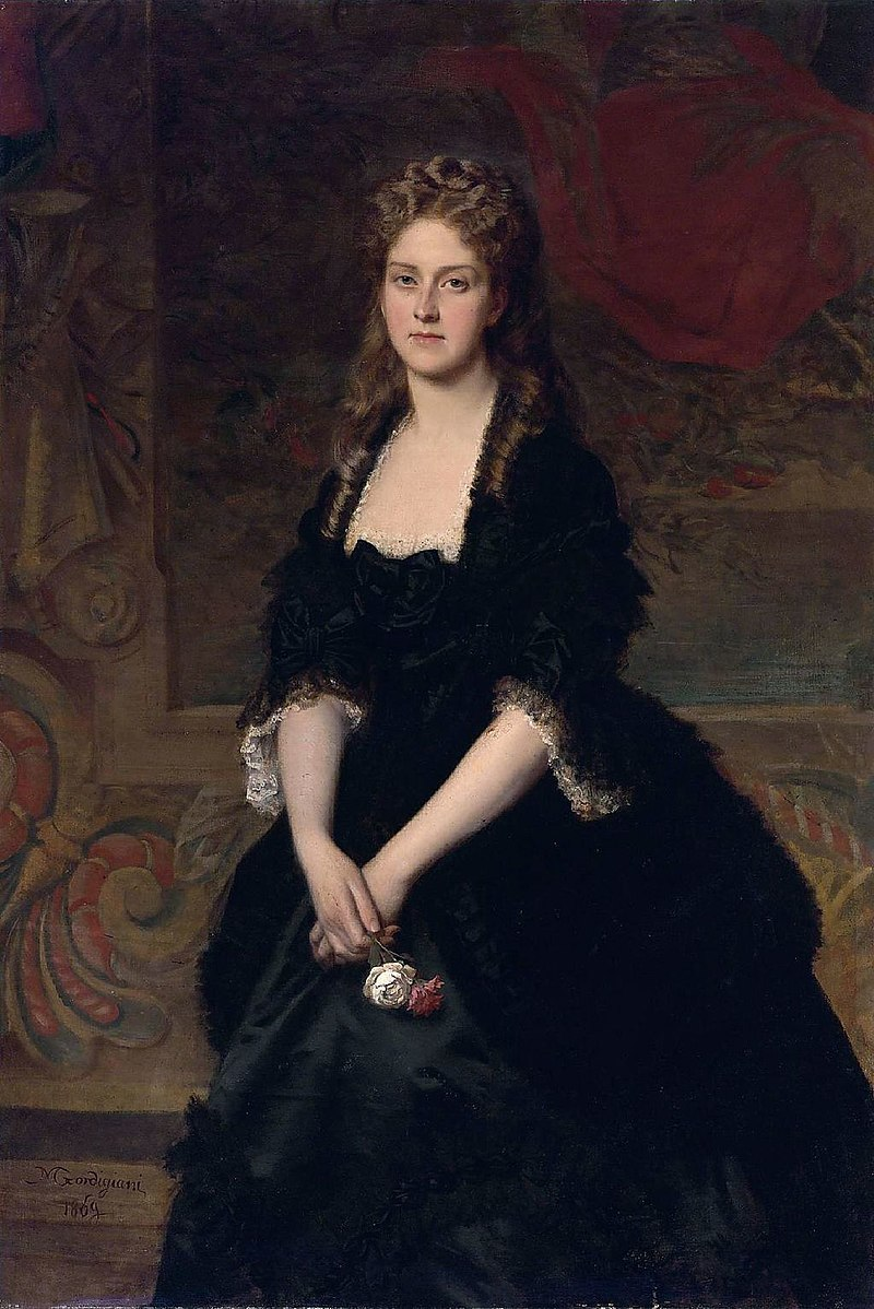 Портрет работы Микеле Гордиджиани (1869) 