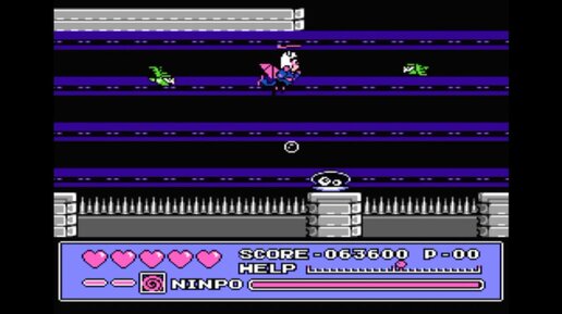 Dendy Famicom Nintendo Nes 8 bit Ninja Cat Round 10.avi