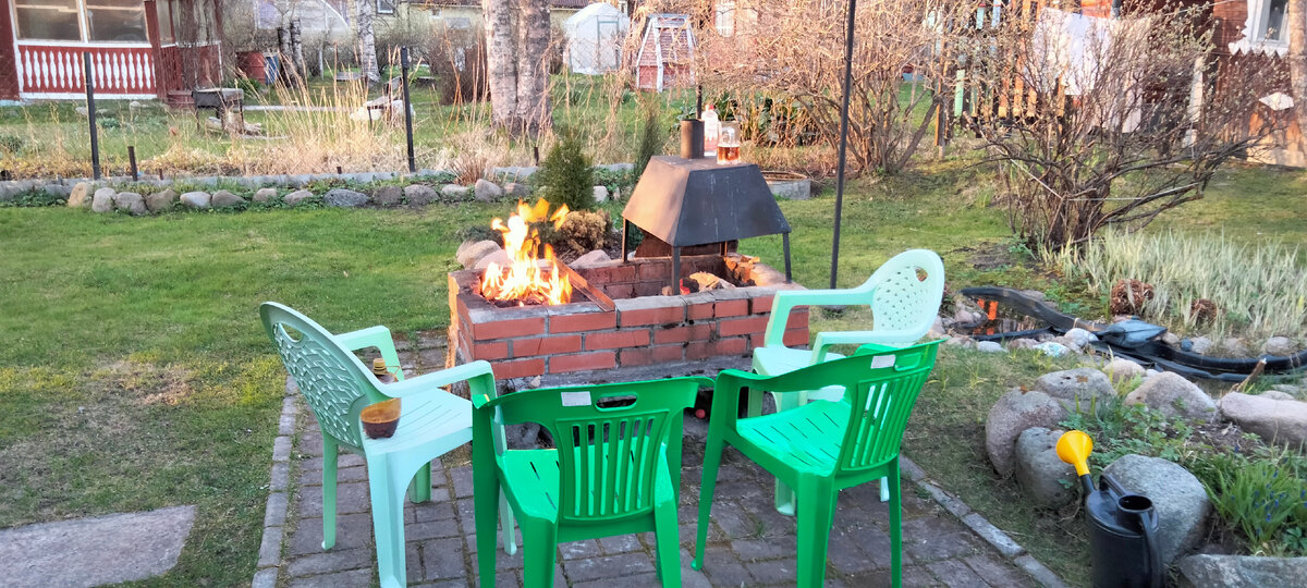 Мангал на дачном участке