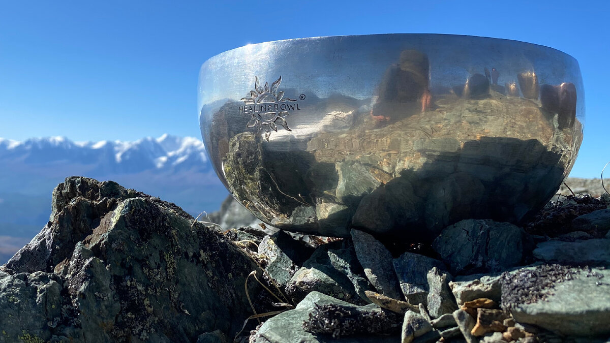 Поющая чаша Healingbowl® Professional Silver Pearl