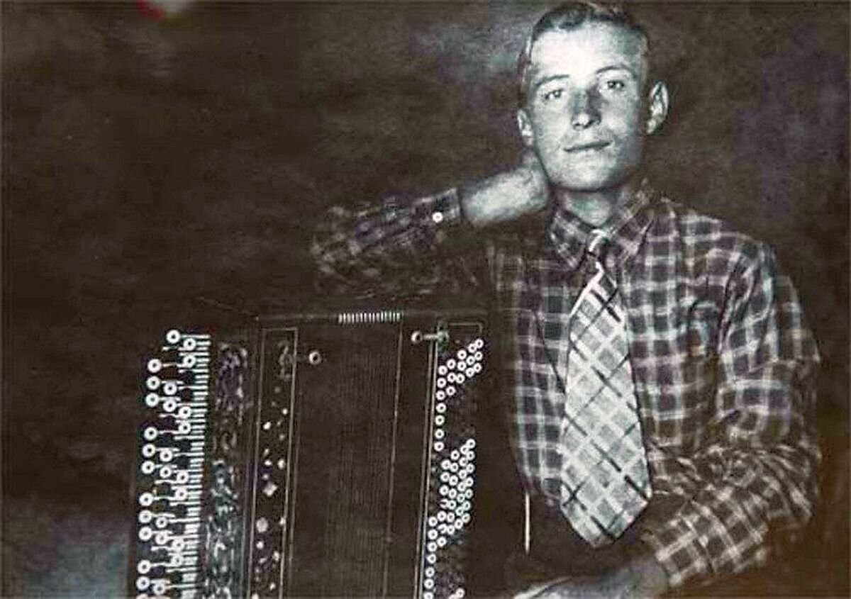 Композитор в молодости.