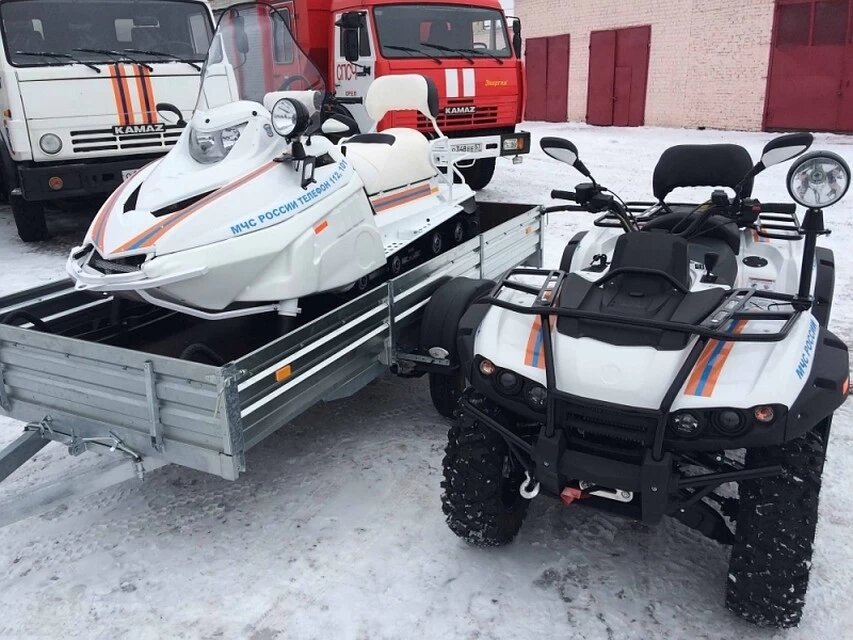 АСМ на базе снегохода и АСМ на базе квадроцикла.