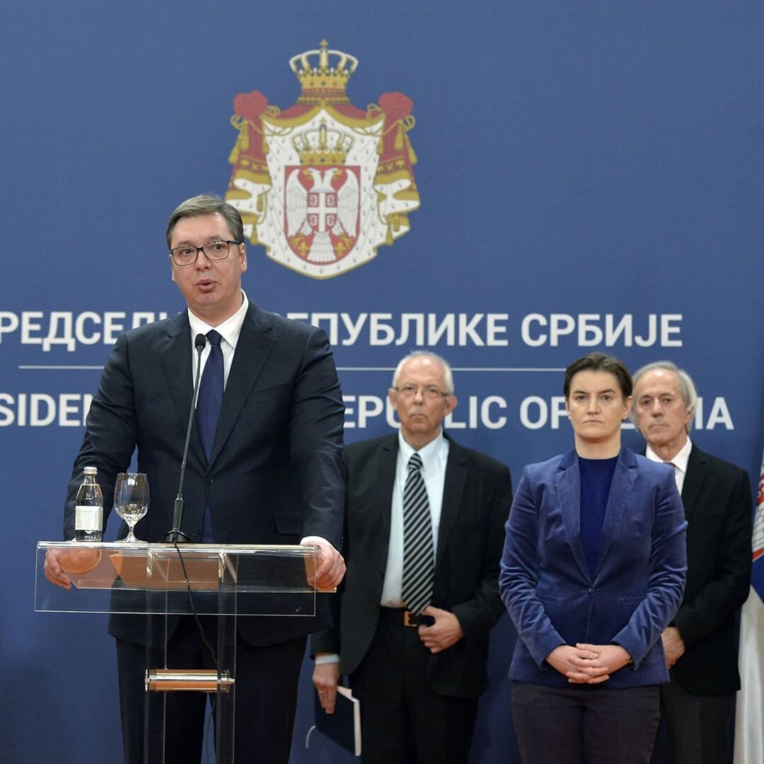 Президент Сербии. Источник:  официальный аккаунт Вучича в Instagram
