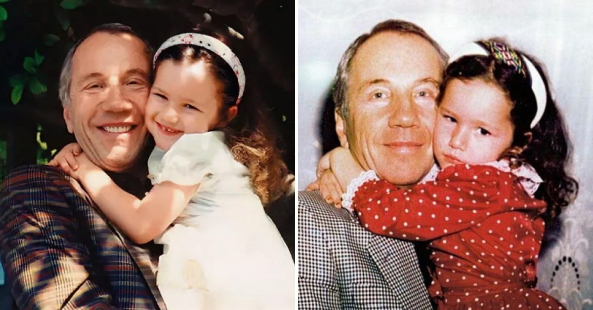 Крамаров с доченькой